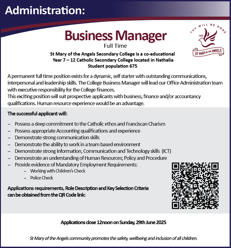 Business Manager 2025