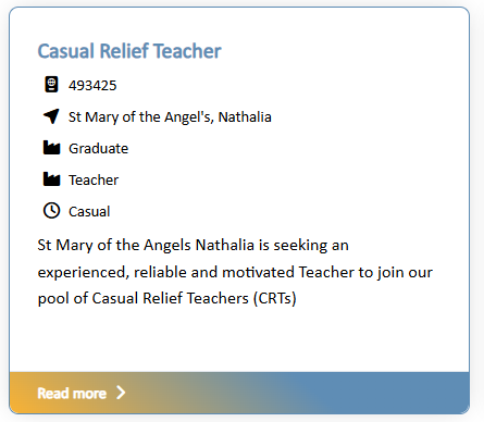 SMOTA Casual Relief Teacher
