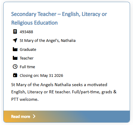 SMOTA Secondary Teacher English Literacy and RE